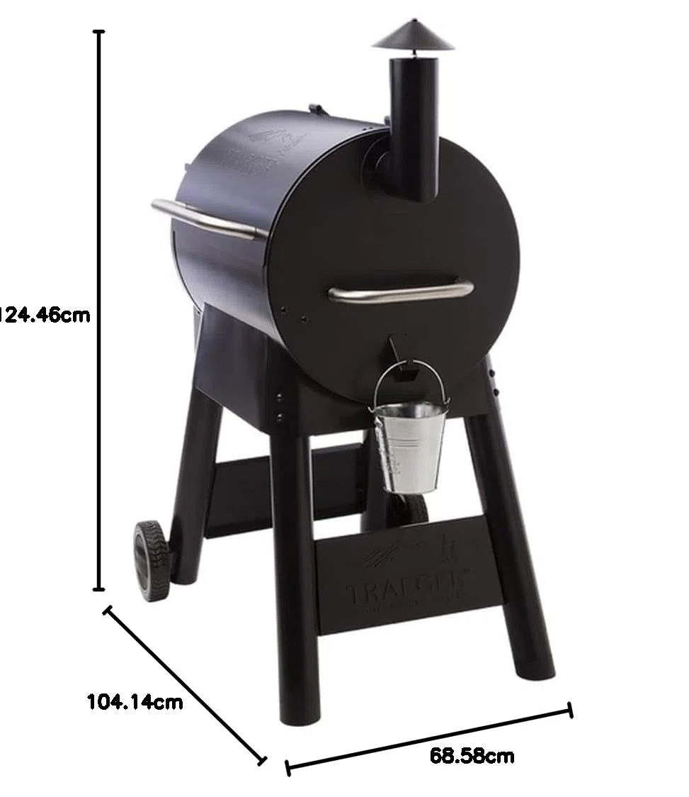 Traeger Pro Series 22 Grill Barile Pellet Nero, Blu