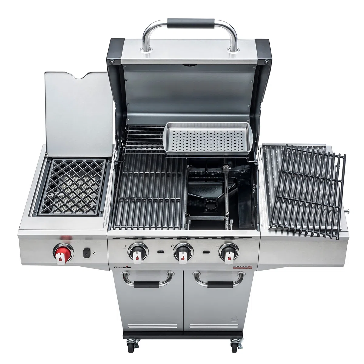 Char-Broil Advantage PRO S 3 Barbecue a gas 3 bruciatori bruciatore Sear ceramica padella grigliare