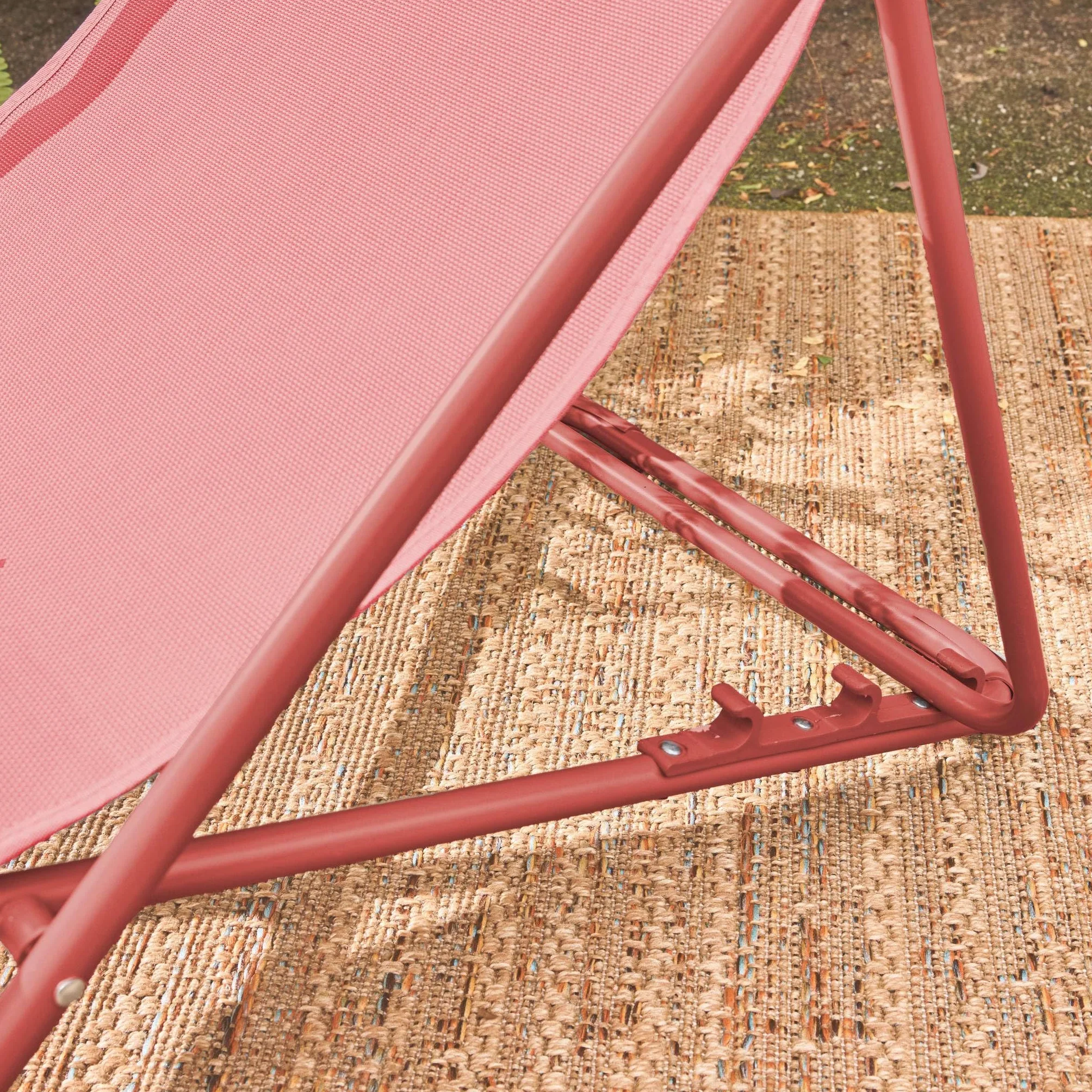 Set 4 sdraio pieghevoli Terracotta - 83x88x95 cm