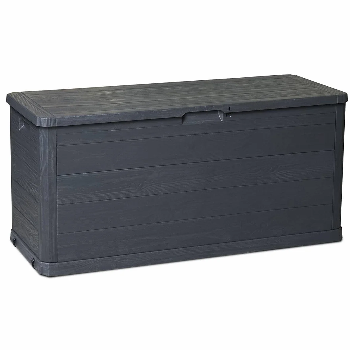 Toomax Multibox Woody's 280L Skrzynka Narzędziowa 117x45x56h cm Antracyt Efekt Drewna UV Odporna