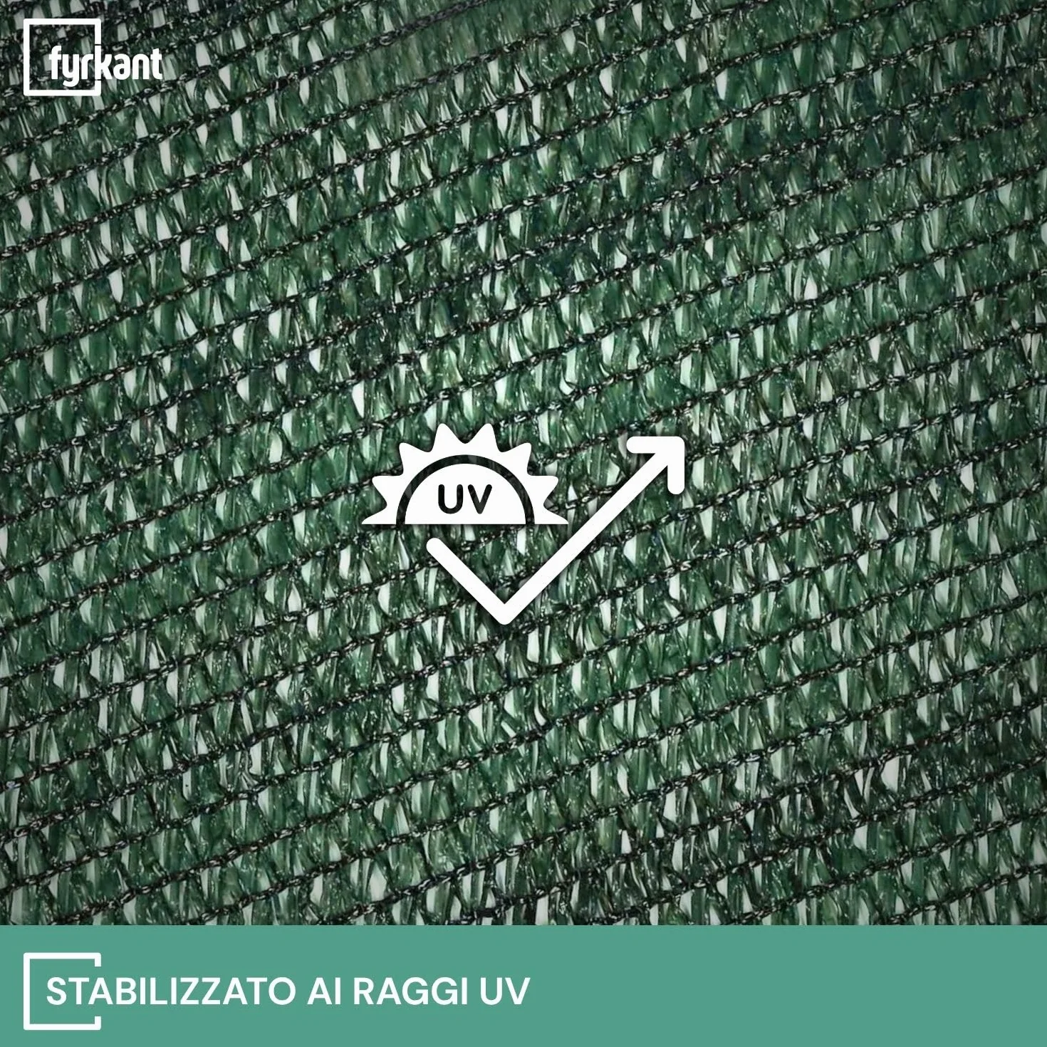 Rete Telo Ombra Ombreggiante Frangivista Frangisole Verde Oscurante per Recinzione e Giardino - Varie Misure