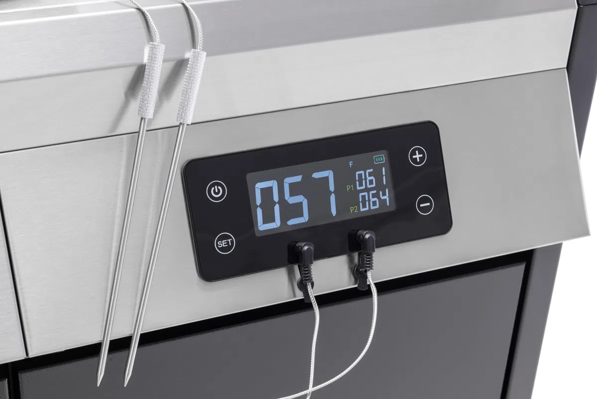 Tarrington House Barbecue a Gas 6+1+1 Bruciatori Acciaio Inox 72 kW Coperchio con Termostato Termometro Digitale