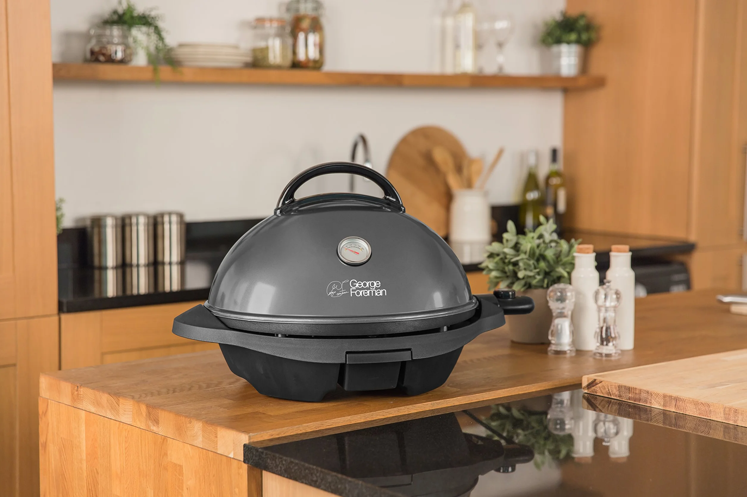 George Foreman Grill Elettrico 2 in 1 2400 W Ø44,5 cm Tavolo Pedistallo
