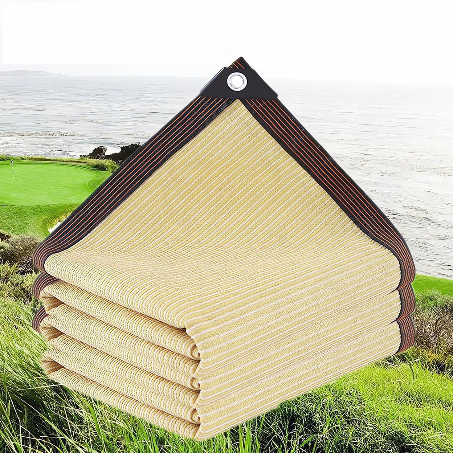 Vela Ombreggiante Rettangolare 3x6m Tenda a Vela Protezione UV 80-95%, Rete Ombreggiante Traspirante,Telo Parasole All'aperto per Giardino, Patio, Pergola, Giardino,Cortile
