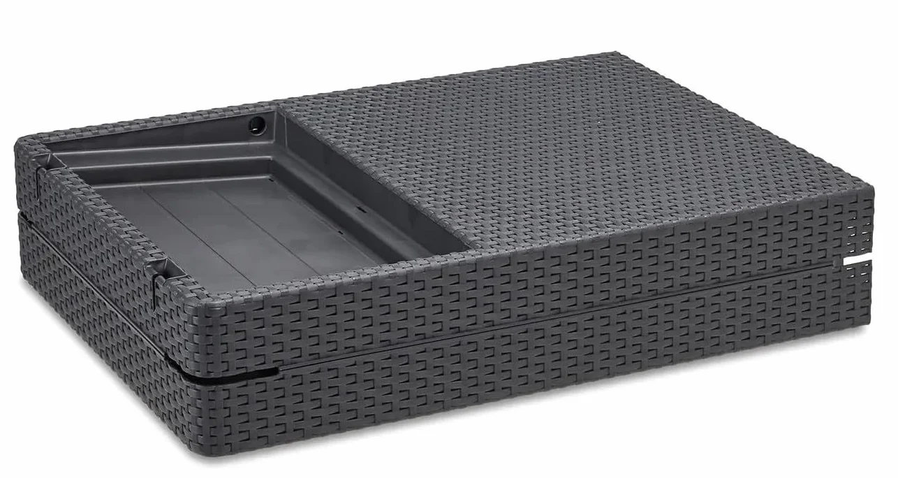 Keter Jaipur Prendisole da Esterno Schienale Reclinabile 58x187.5x29H cm