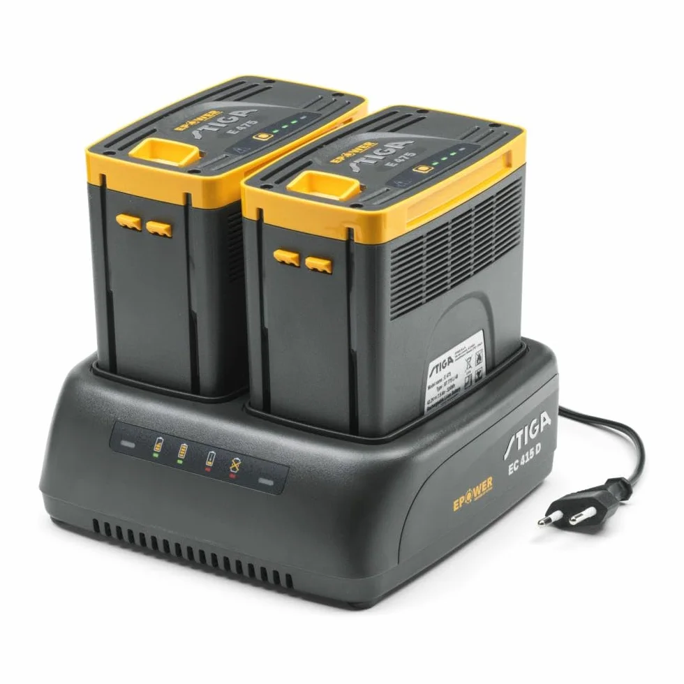 Stiga Caricabatterie doppio ePower EC 415 D 48 V 2 Ah Spina Europlug