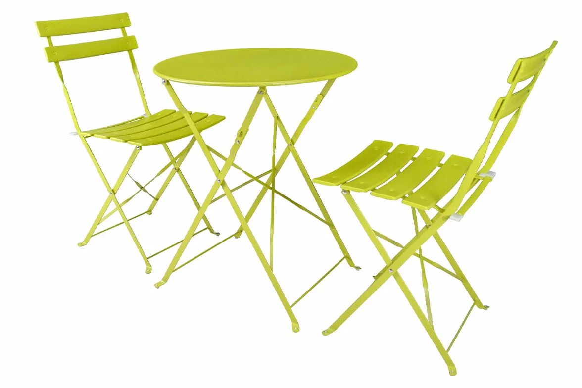 SAMIRA Set Tavolo e Sedie da Giardino Pieghevoli Esterno Mod. Positano