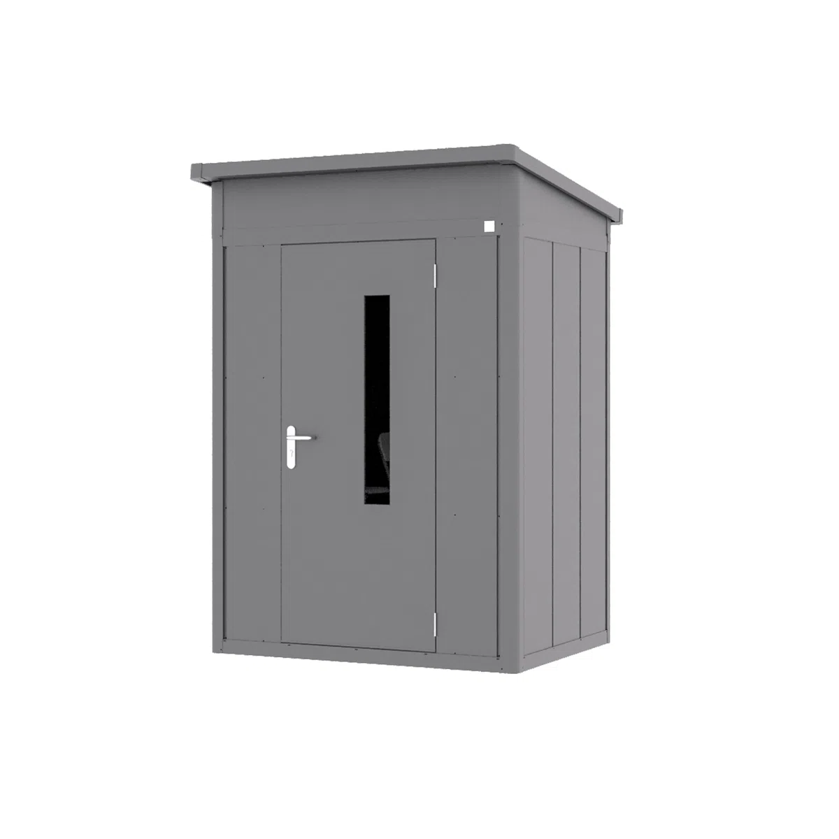 GFP Primeyard Casetta da giardino metallo 158x122x231 cm Armadio da esterno per attrezzi antracite