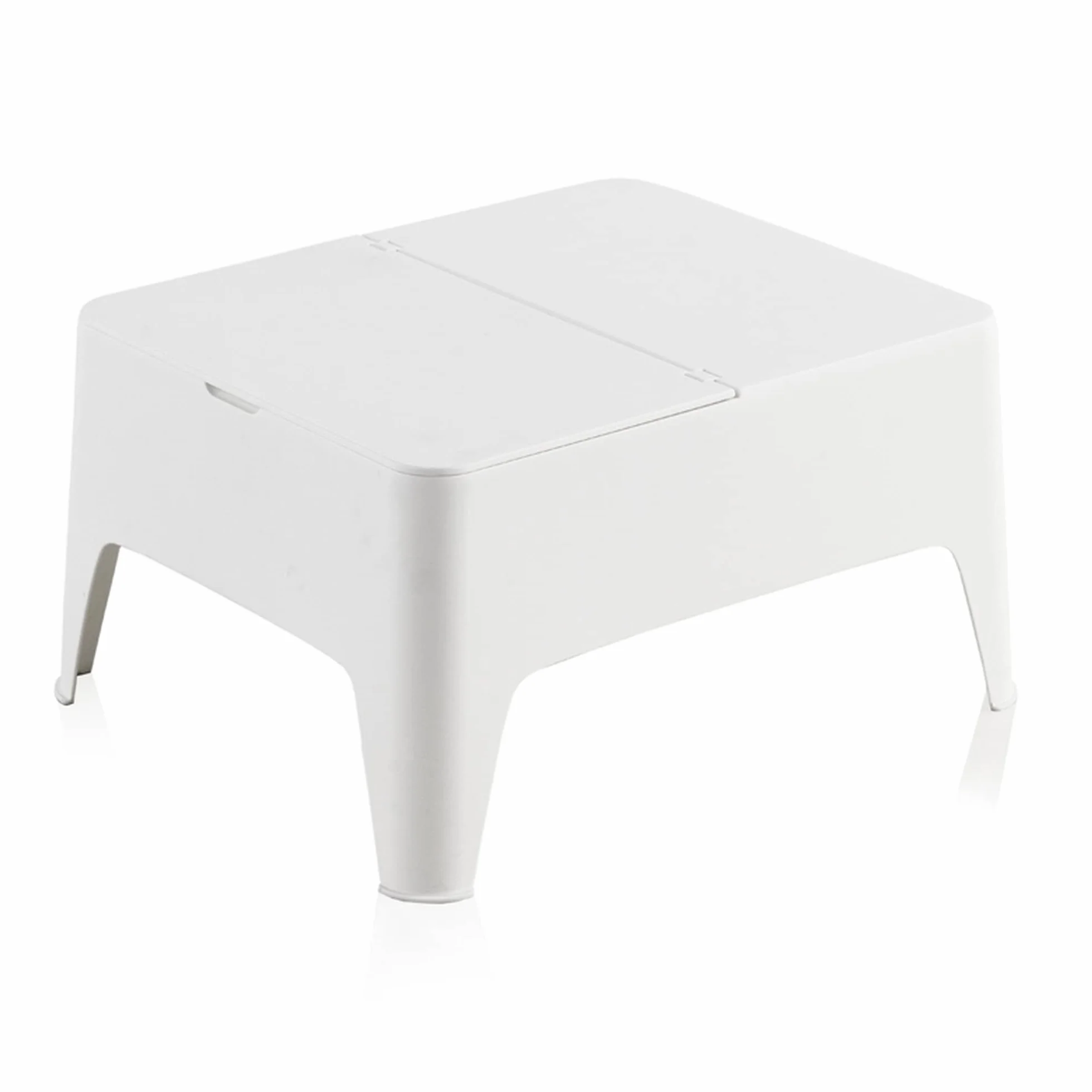 Shaf Alaska Tavolino Da Giardino 58 x 48 x 30 cm Bianco