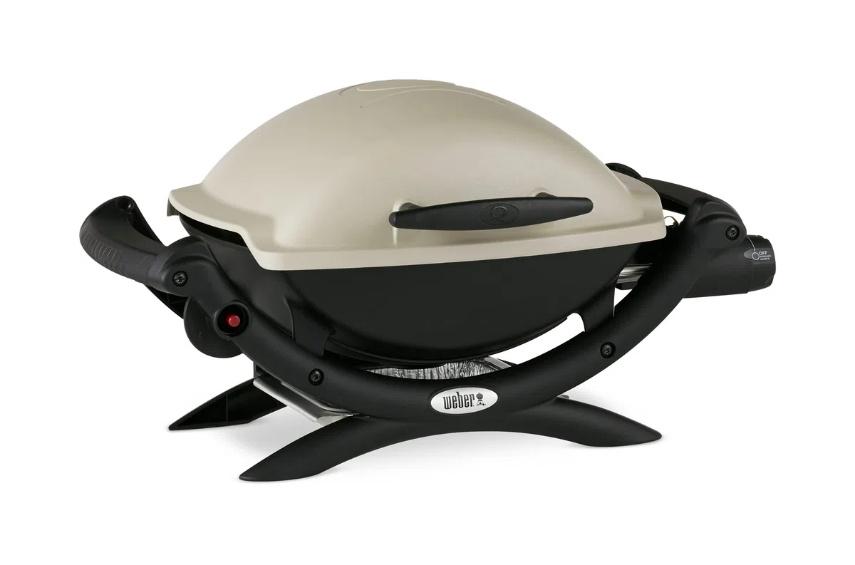 Weber Q1000 BBQ a Gas Barbecue Portatile 43x32cm 1 Bruciatore Ghisa Smaltata Alluminio pressofuso