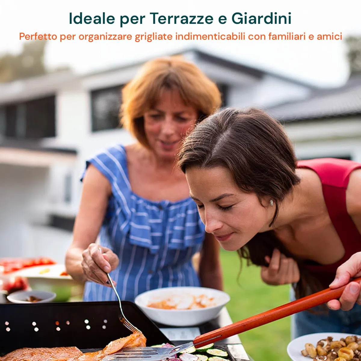 Avilia Barbecue a Gas GPL 3 Fuochi Fornello Laterale Griglia Acciaio Piastra Ghisa BBQ Termometro