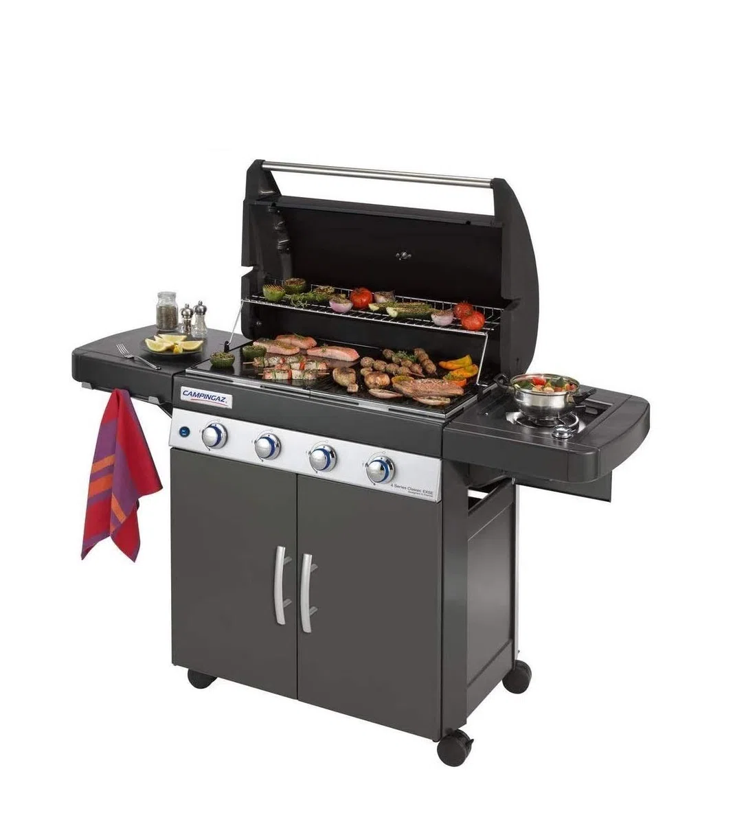 Barbecue A Gas GPL METANO Dual Gas 4 Series Classic LS Plus Dark