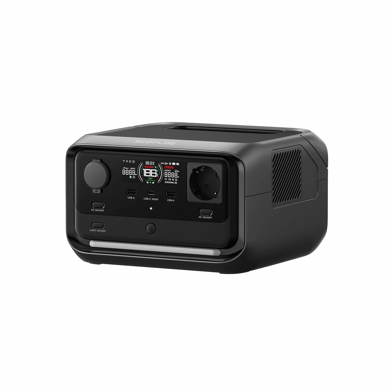 EcoFlow RIVER 3 Plus Centrale elettrica portatile 286Wh-858Wh 1200W UPS <10 ms Ricondizionato
