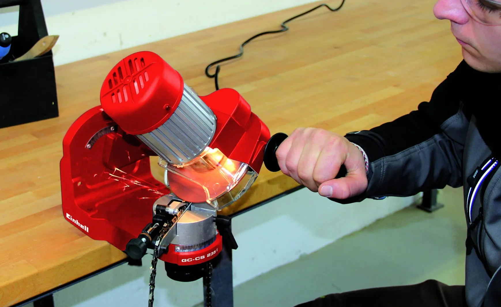 Einhell GC-CS 235 E Affilacatene elettrico 230 V 235 W Mola ricambio 4,5 mm