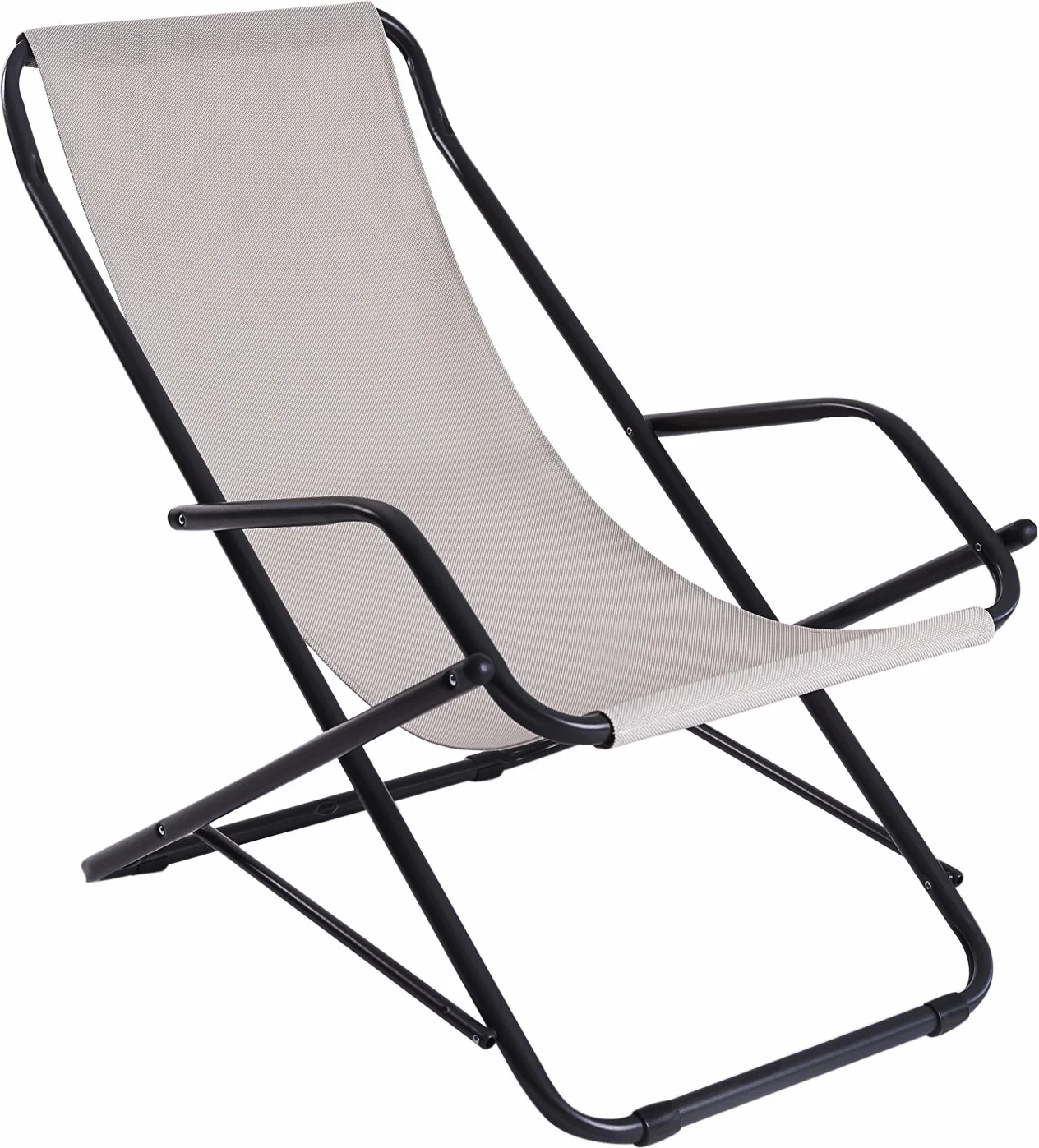Stiliac 7401 Sdraio Dondolino Oscillante Swing, Tortora, tubolare in acciaio