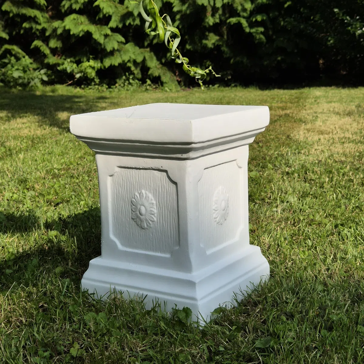 FABRIQ Kolumna dekoracyjna szara 20x20x25 cm 17 kg