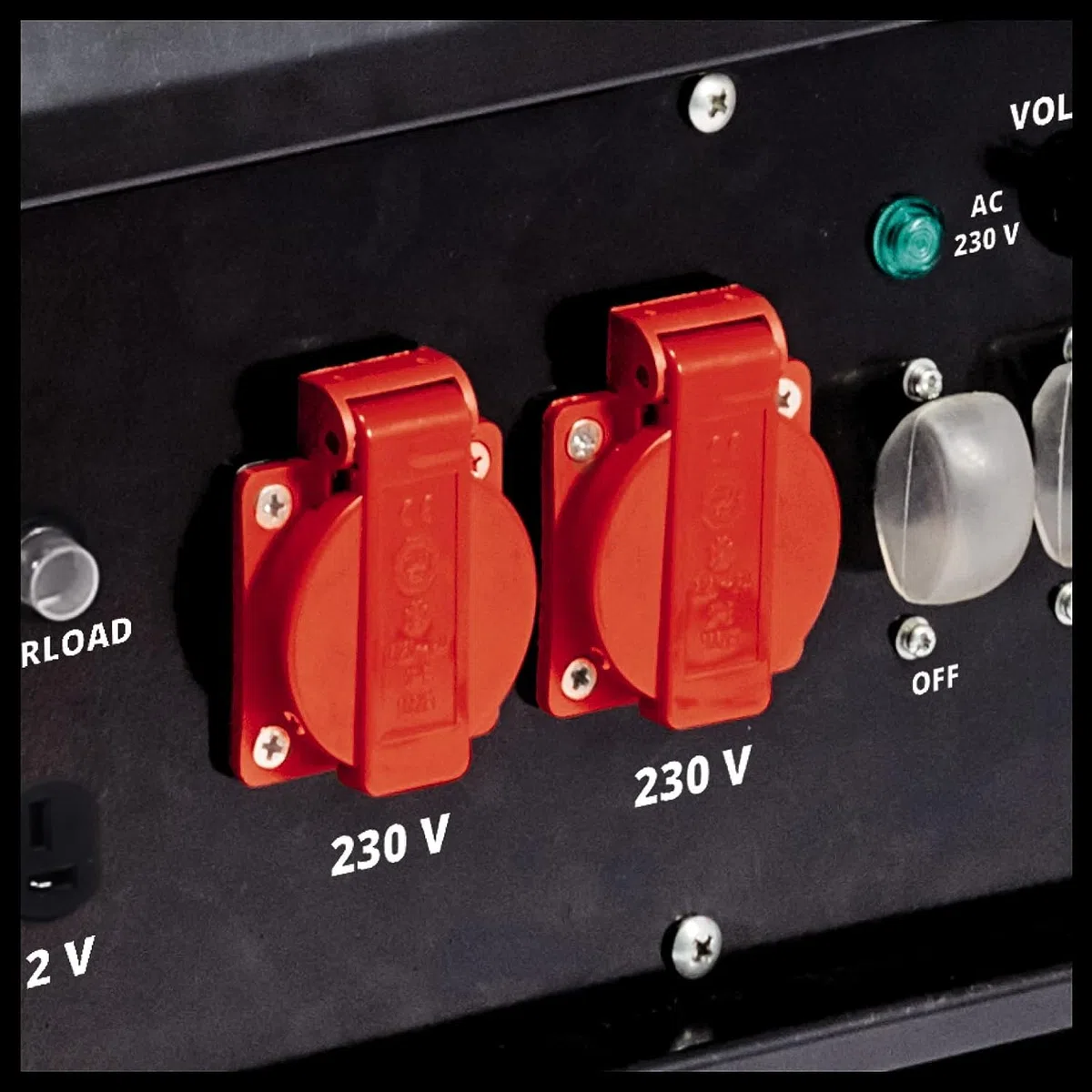Einhell Generatore di corrente (a benzina) TC-PG 65/E5 (potenza continua 3,2 kW a 230 V e 3,6 kW a 400 V, corrente nominale da 13 A a 230 V, serbatoio da 25 l per benzina Super E5)