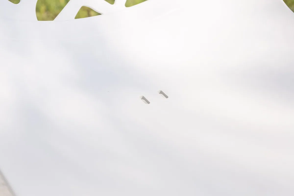 Set Maratea Salotto da giardino polipropilene fibra di vetro 4 posti Divano due posti 2 Poltrone Tavolino impermeabile impilabile Grigio Chiaro