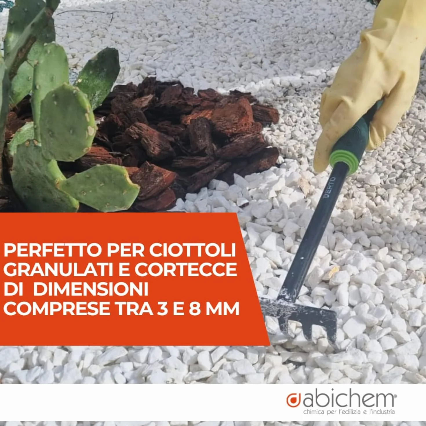 Legante per Ghiaia da Esterno da 5 Litri – Stabilizzatore che Incolla e Fissa Sassi Bianchi da Giardino, Ciottoli, Pietre, Corteccia per Pacciamatura – Resina Bianca Pronta all’Uso