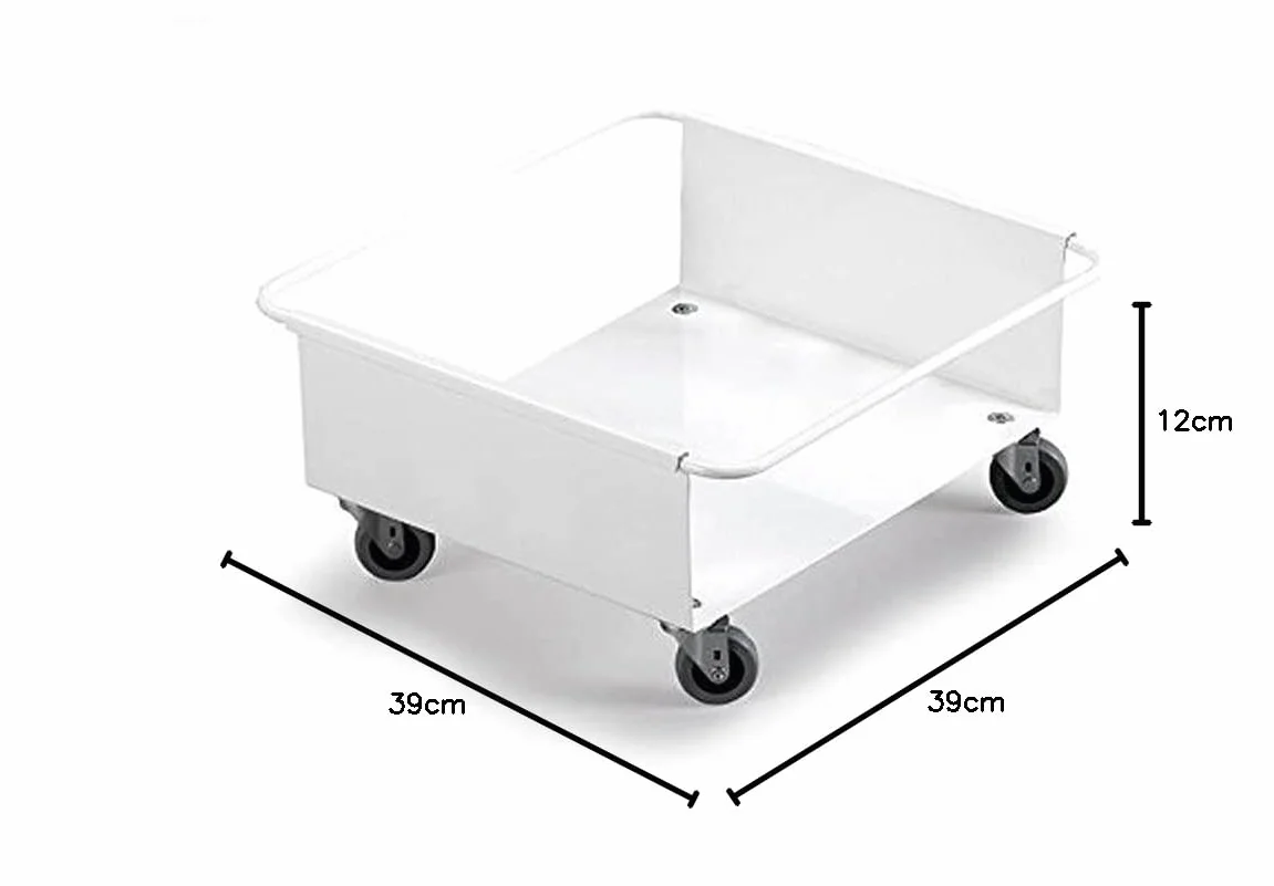 Carrello Durabin Trolley 90 litri bianco