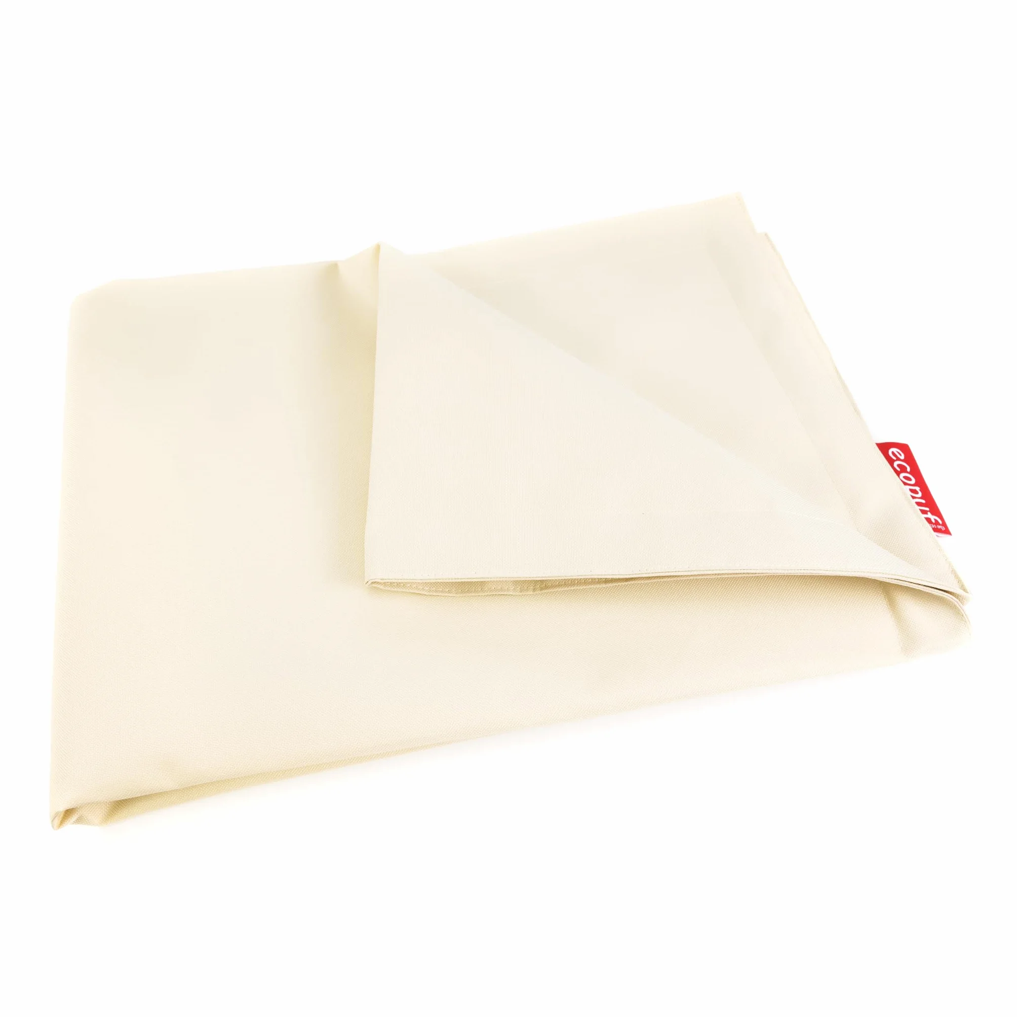 Fodera per Pouf Ecopuf 135x170cm Resistente Alle Intemperie Poliestere Bianco Taglia M