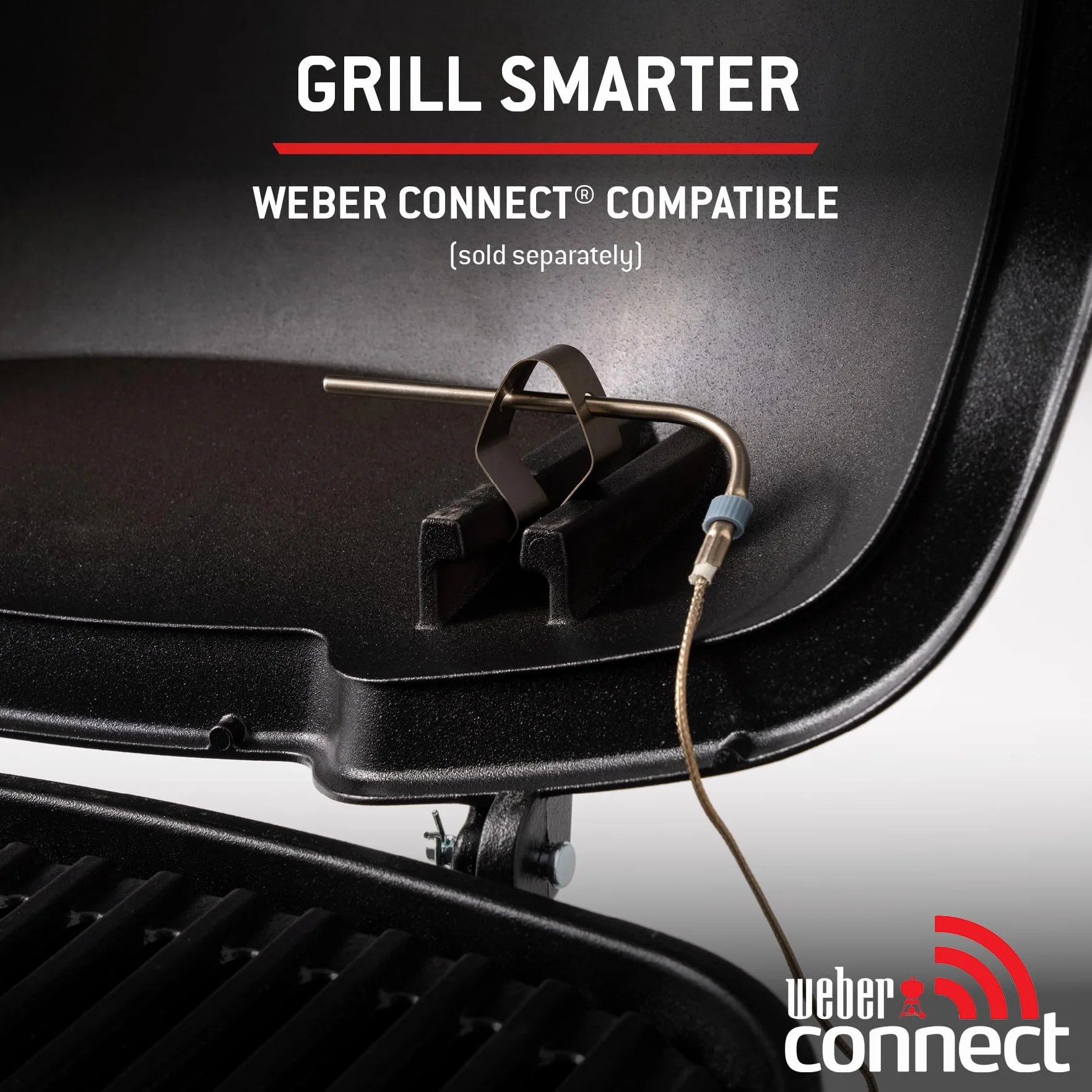Weber Q 1100N barbecue a gas 42x31 cm superficie di cottura portatile 1 bruciatore griglia ghisa smaltata nero